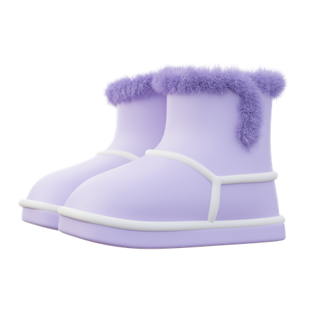 Women Winter boots  3D Icon