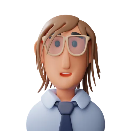 Women With Glasses Avatar Download This Item Now 3D Icon