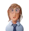 Women With Glasses Avatar