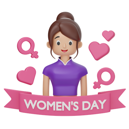 Womens Day  3D Icon