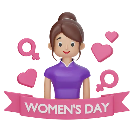 Womens Day  3D Icon