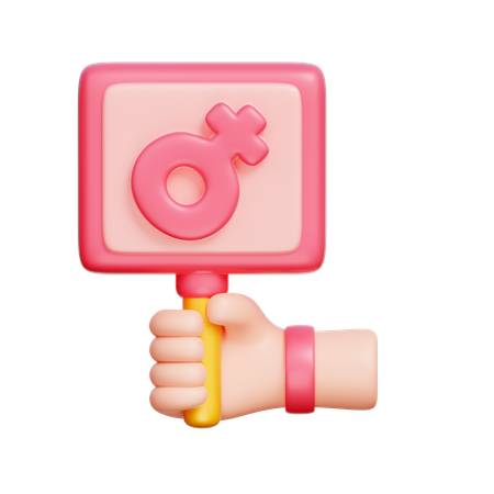 Women's Day Board  3D Icon