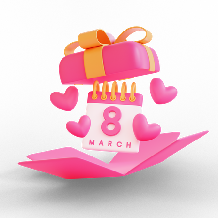 Women's day gift  3D Icon