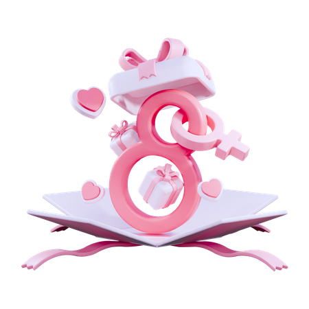 Women's Day Gift  3D Icon