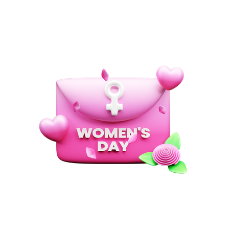 Womens Day Invitation  3D Icon