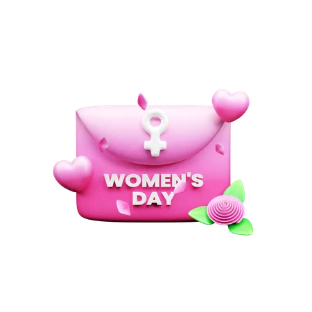 Womens Day Invitation  3D Icon