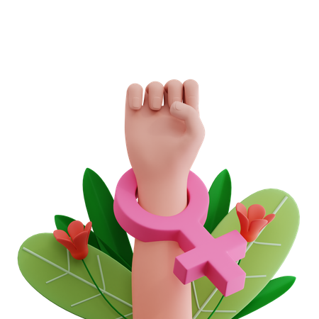 Womens Rights  3D Icon