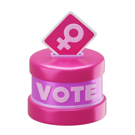 Womens Suffrage  3D Icon