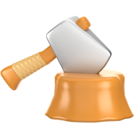 Wood Axe  3D Icon