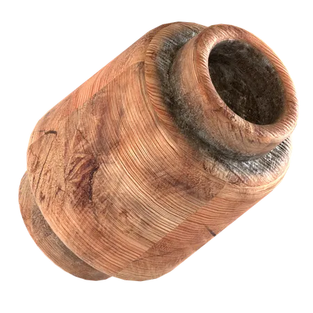 나무 블록 벽돌 모양  3D Icon