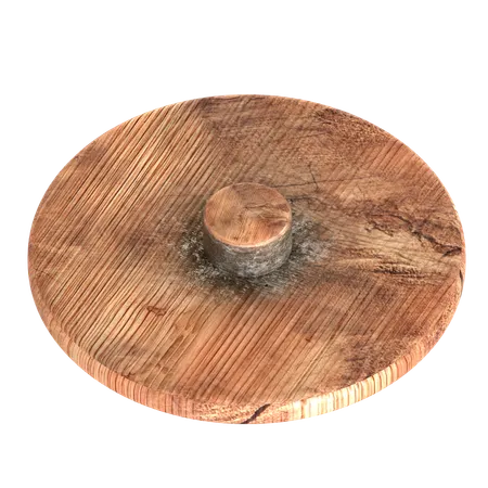 나무 블록 벽돌 모양  3D Icon