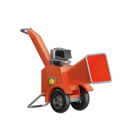 Wood Chipper  3D Icon