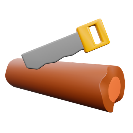 Wood Cutting Tool  3D Icon