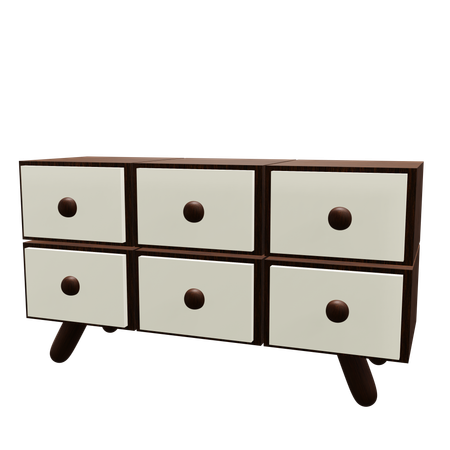 Wood Dresser  3D Icon
