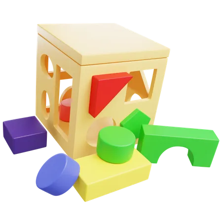 Wood Educational Toy  3D Icon