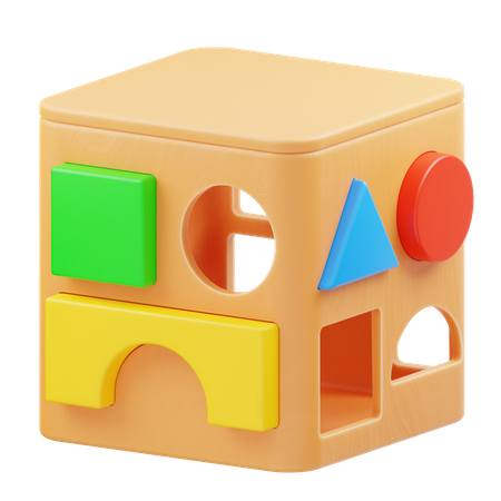 Wood Educational Toy  3D Icon