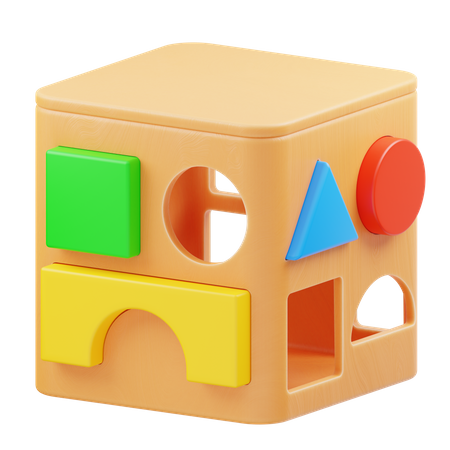 Wood Educational Toy  3D Icon
