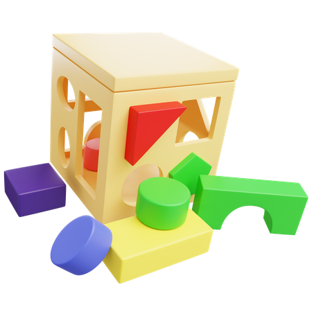 Wood Educational Toy  3D Icon