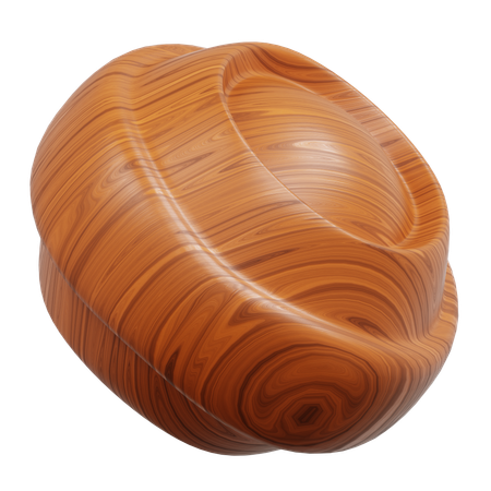 Wood Grain Curves Suitable For Interior Design  3D Icon