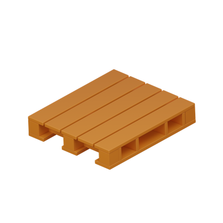Wood pallet  3D Icon