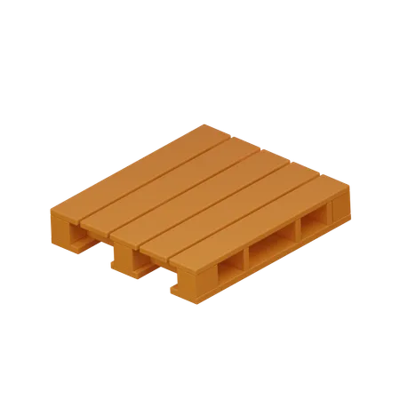 Wood Pallet 3 D Icon 3D Icon
