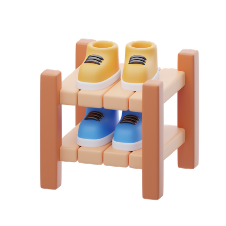 Wood Rack  3D Icon