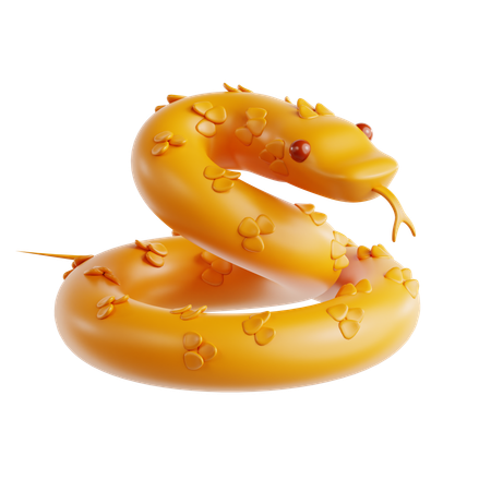 Wood Snake  3D Icon