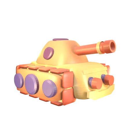 Wood Tank  3D Icon