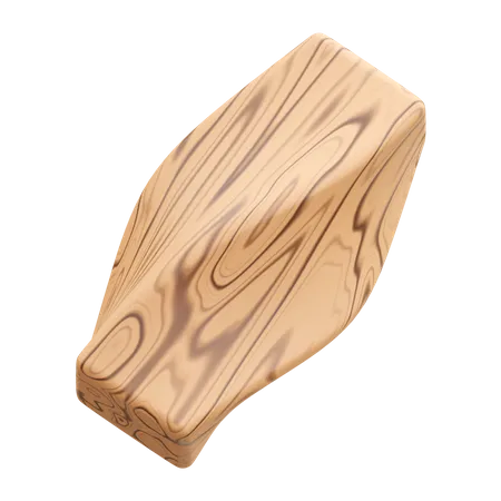 Wooden Abstract Shape  3D Icon