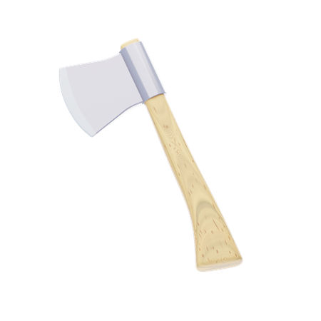Wooden Axe  3D Icon