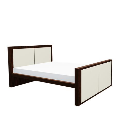 Wooden Bed  3D Icon