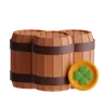 Wooden Beer Barrel