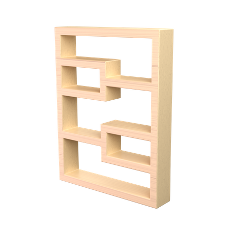 Wooden Book Stand  3D Icon