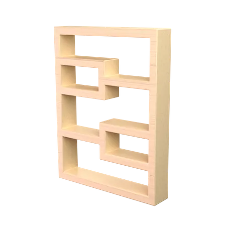 Wooden Book Stand  3D Icon