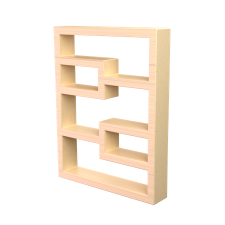 Wooden Book Stand 3D Icon
