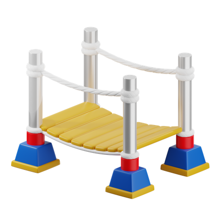Wooden Bridge  3D Icon