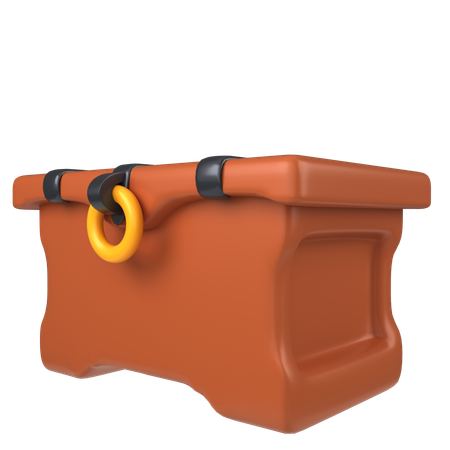 Wooden Chest  3D Icon