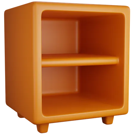 Wooden Cupboard  3D Icon