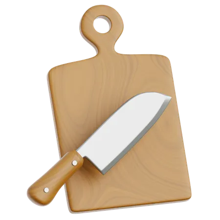 Wooden Cutting Board  3D Icon