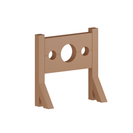 Wooden Fence  3D Icon