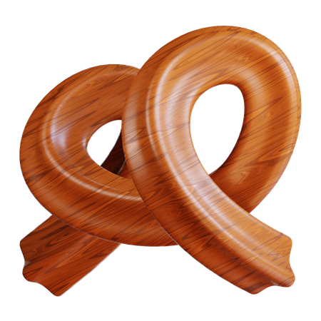 Wooden Loops  3D Icon