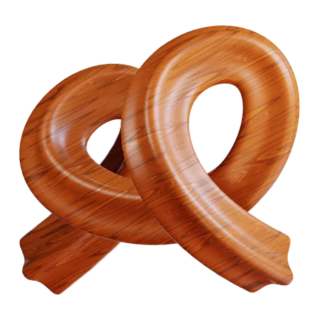 Wooden Loops  3D Icon