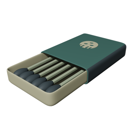 Wooden Match  3D Icon