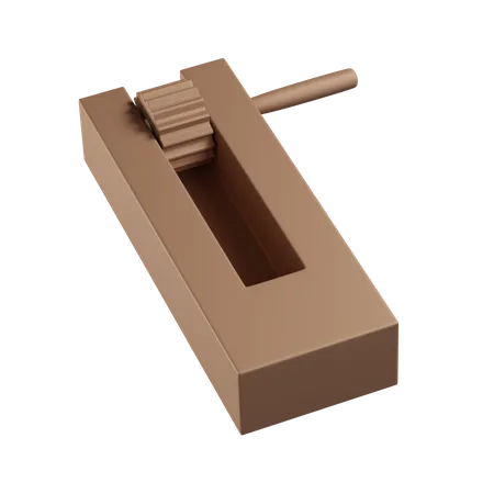 Wooden Matraca  3D Icon