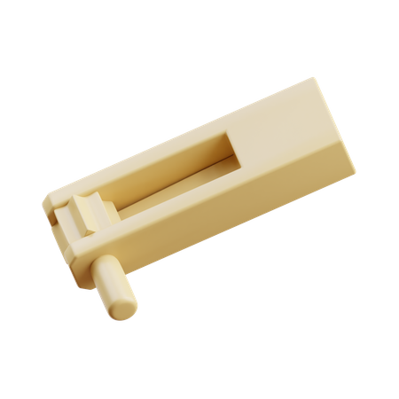 Wooden Matraca  3D Icon