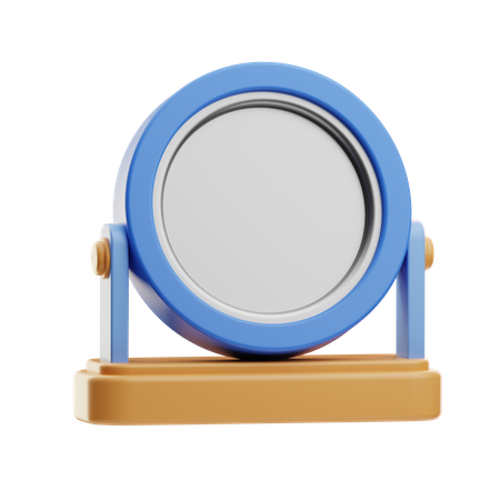 Wooden Mirror  3D Icon