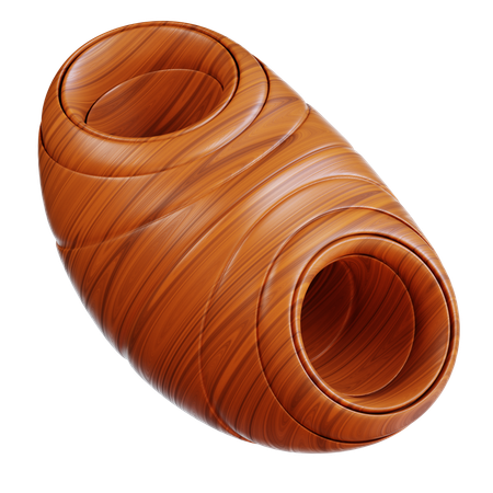 Wooden Object  3D Icon