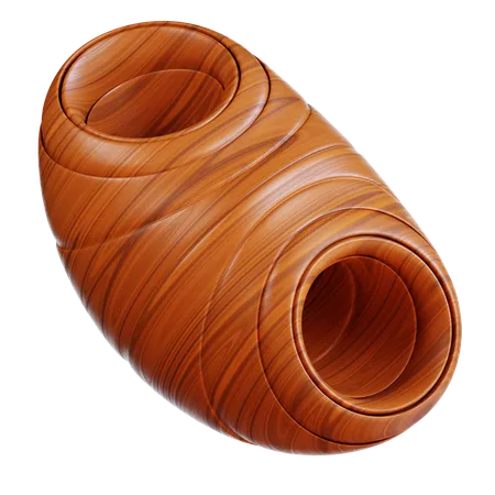 Wooden Object  3D Icon