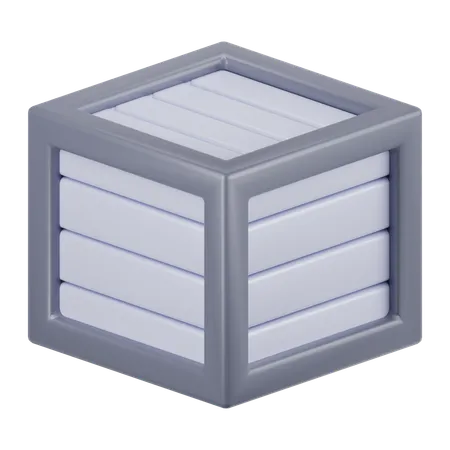 木箱  3D Icon