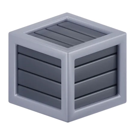 木箱  3D Icon